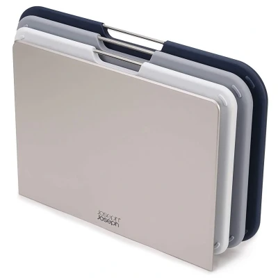 Immagine di Joseph 3 piece cutting board set with holder Nest Boards Grey
