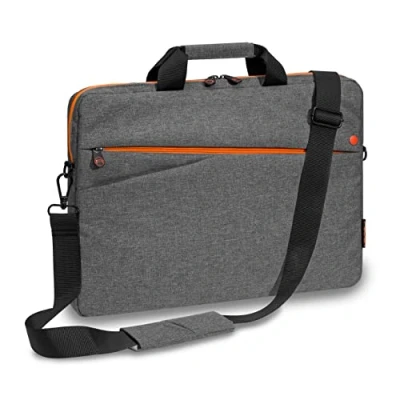 Immagine di Pedea, borsa per laptop Fashion fino a 15,6&quot; (39,6 cm), tracolla con tracolla, grigio/arancione