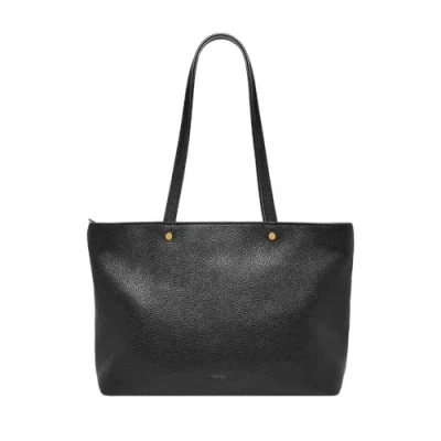 Immagine di Fossil Jessie Borsa in pelle o poliuretano per donna, Nero fumo, 40.64L cm x12.7Wcm x24.13H