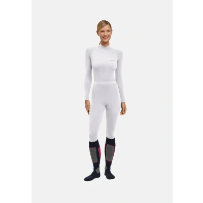 Immagine di FALKE Warm Long W Ti Filo Funzionale Asciugatura Rapida 1 Pezzo, Calzamaglia Donna, Bianco (White 2860) Nuovo Ecologico, XL