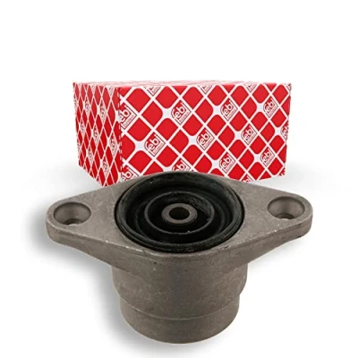 Immagine di FEBI BILSTEIN 32164 Supporto ammortizzatore a molla Assale posteriore senza cuscinetto sfere Gomma AUDI: A4 B7 Avant, B6 Sedan