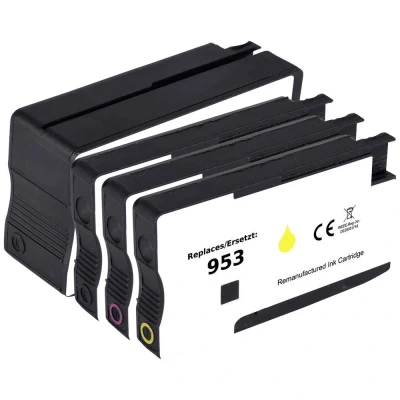 Immagine di Cartuccia Renkforce Compatibile sostituisce HP 953, 6ZC69AE, LS058AE, F6U12AE, F6U13AE, F6U14AE Imballo multiplo Nero, Ciano, Magenta, Giallo RF 5718854