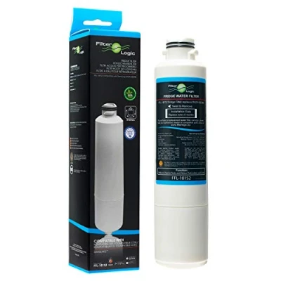 Immagine di FilterLogic FFL 181S2 Filtro acqua frigo compatibile con Samsung DA29 00020B, HAF CIN/EXP, CIN, DA97 08006A B, E, 08043ABC cartucce per frigoriferi