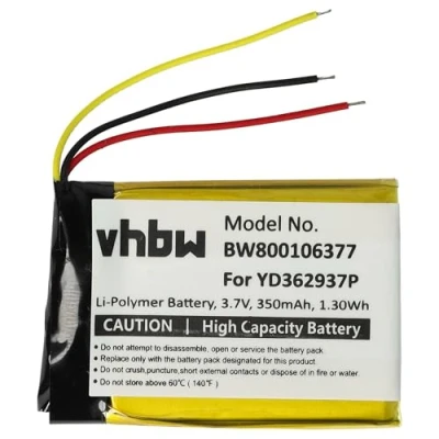 Immagine di vhbw batteria compatibile con GoPro ARMTE 001, Wi Fi remote telecomando control (350mAh, 3,7V, Li Poly)