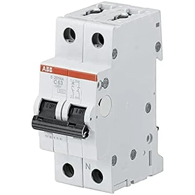 Immagine di ABB S201 NA C13 INTERRUTT.AUTOMATICO 6KA 1P+N, White