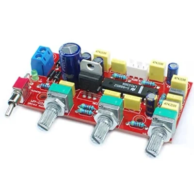 Immagine di Zeizafa LM1036 OP AMP HiFi Modulo Preamplificatore Scheda Pre Amplificatore Bass Treble Tone Control Circuit Board Home Preamp Anti Rumore Kit Elettronica FAI DA TE Accessorio