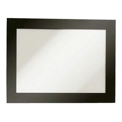 Immagine di Durable 487001 Duraframe A6, Cornice Espositiva Adesiva, per Superfici Lisce e Solide, Formato Confezione da 2 Pezzi, Nero