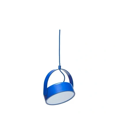 Immagine di Hübsch Stage Lampada LED a sospensione, blu, ferro, 3.000 K
