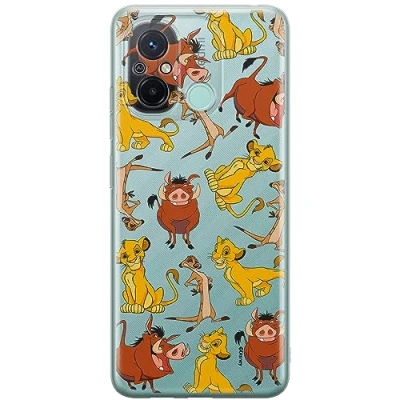 Immagine di ERT GROUP custodia per cellulare Xiaomi REDMI 12C/ 11A originale e con licenza ufficiale Disney, modello Simba &amp; Friends 010 adattato alla forma dello smartphone, parzialmente trasparente