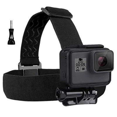 Immagine di Eyeon Fascia Cintura per la Testa Tascia GoPro Hero 7/6/5/4/3, 2018, Xiaomi YI, SJCAM, Campark, Victure, Crosstour, Apeman Action Camera