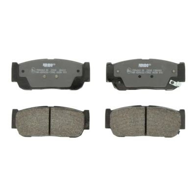 Immagine di FERODO PREMIER ECO FRICTION FDB4000 Kit pastiglie freno con segnalatore acustico usura senza accessori SSANGYONG: Rexton / 2, Rodius I, Kyron