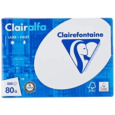 Immagine di Clairalfa Multifunktionspapier, DIN A5, 80 g/qm, extra weiß