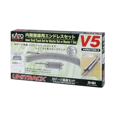 Immagine di KATO V5 20 864 N Gauge Interno Doppio Filo Endless Set Modello Ferroviario