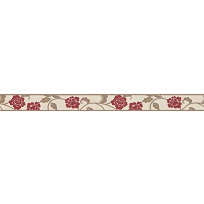 Immagine di A.S. Création 282019 Bordo autoadesivo da parete, colore: Marrone/Beige/Rosso