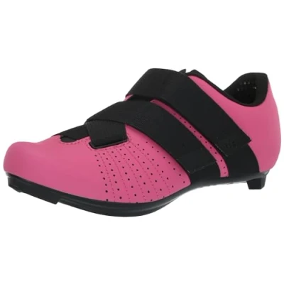Immagine di Fizik R5 Tempo Powerstrap Clip in Scarpe Ciclismo Rosa/Nero, Taglia 41.5 EU