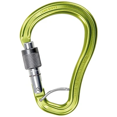 Immagine di Climbing Technology Axis Hms Sg Moschettone con Ghiera A Vite + Leva, Verde