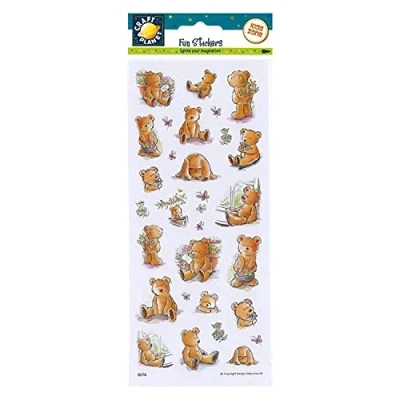 Immagine di Craft Planet Adesivi Divertenti Orsi abbracciabili, Colore Assortiti, Huggable Bears, CPT 6561070