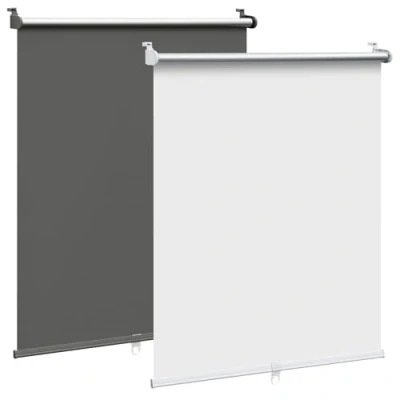 Immagine di WOLTU Tenda a rullo per Interni, Oscurante Klemmfix senza Fori 95x150 cm Bianco Cordless, Avvolgibile Protezione Solare con Morsetti Finestre e Porte