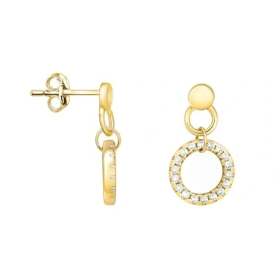 Immagine di Sofia Milani Stecker Circles Orecchini, Donna, Taglia: One Size, Gold coloured