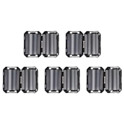 Immagine di HUAREW soppressore di rumore fermacavo nero tipo clip anello in ferrite RFI EMI per 13 mm(confezione da 5)