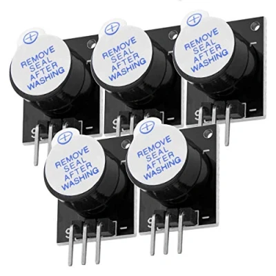 Immagine di AZDelivery 5 x KY 012 Modulo Attivo Piezo Buzzer Sensore di Allarme Cicalino compatibile con Arduino incluso un E Book!
