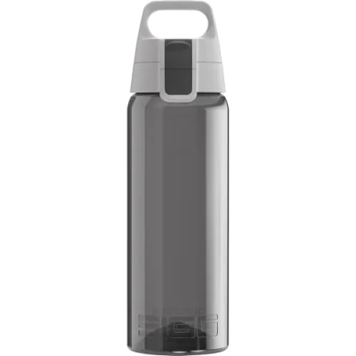 Immagine di Sigg Total Color Anthracite Borraccia Tritan (0,6 L), Ermetica e Priva di Sostanze Nocive, Leggerissima Robusta Design in