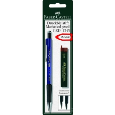Immagine di Faber Castell 133496 Matita meccanica GRIP con 12 mina, durezza B, spessore mina 0,5 mm, nessuna selezione di colore possibile
