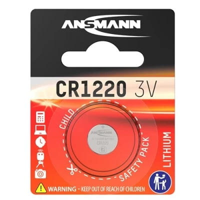 Immagine di ANSMANN 5020062 Cr 1220 Pile a Bottone Batteria Litio 3V
