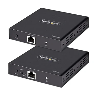 Immagine di StarTech.com Extender HDMI 4K su Cavo Ethernet CAT5/CAT6, Video 60Hz HDR fino a 70m, Uscita e Audio S/PDIF di Rete Kit Trasmettitore Ricevitore (4K70IC EXTEND HDMI)