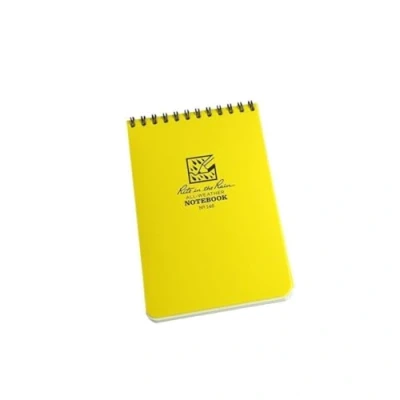Immagine di Rite in The Rain Universal Notebook Top Spiral Bound White/Yellow, 4 x 6 inch
