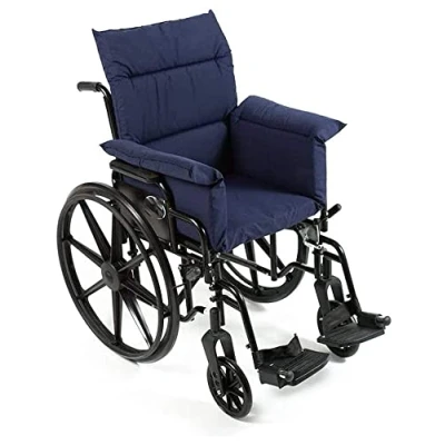 Immagine di REMEK Cuscino per Sedia A Rotelle, Antidecubito Impermeabile Ortopedico Rotelle Accessori