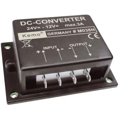 Immagine di Kemo Electronic Convertitore di Tensione Componente sfuso ingresso (range): 24 26 V/DC uscita 12 (max.) 3 A