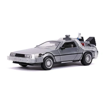 Immagine di Jada Toys Back to The Future II Hollywood Rides Diecast Model 1/24 Delorean Time Machine