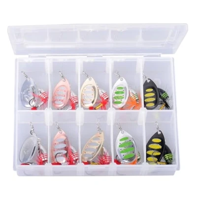 Immagine di Savage Gear Rotex Spinner Kit2 6g &amp; 8g (10st) Kit esche artificiali