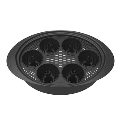 Immagine di Wundermix Stampo Gugelix per Realizzare Mini Torte Tortieria Compatibile con Bimby TM6, TM5, TM31 (Varoma in Plastica) Accessorio Senza BPA