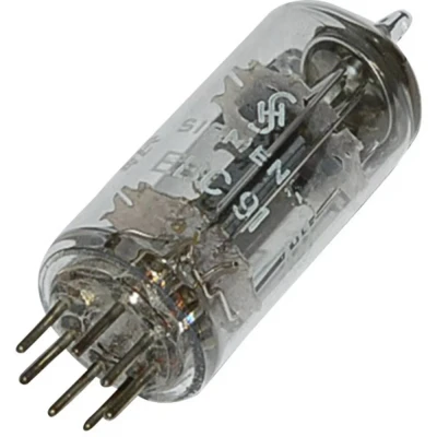 Immagine di EBC 91 = 6 AV Valvola termoionica Triodo Doppio diodo 250 V 1.2 mA Numero Poli (num): 7 Attacco: B7G Contenuto 1 pz.