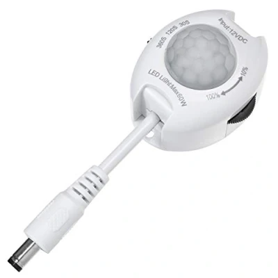 Immagine di Maclean MCE242 Rilevatore di movimento a infrarossi, interruttore automatico per strisce LED max. 60 W, campo rilevamento: 120, fino 10 m