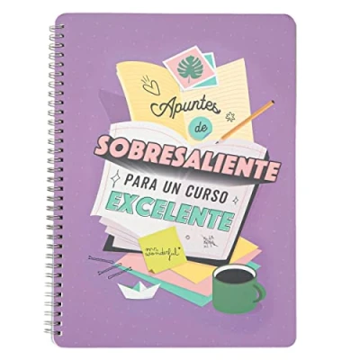 Immagine di Mr. Wonderful Taccuino Punti di eccezionale per un corso eccellente, Multicolore