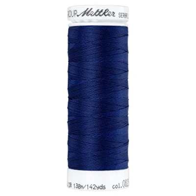 Immagine di Mettler Seraflex Elastic Thread 50wt 142yd Navy 7840 825