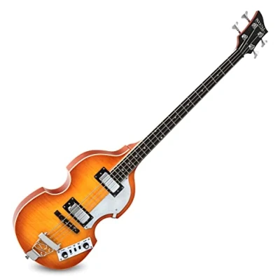 Immagine di Rocktile VB 1 &quot;Sir Paul&quot; basso elettrico vintage Sunburst