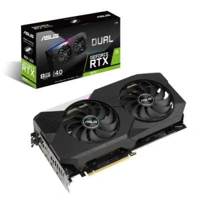 Immagine di Asus Dual RTX 3070 V2 Scheda Grafica, 8GB GDDR6, PCIe 4.0, HDMI 2.1, DisplayPort 1.4a, Ventole Axial Tech, BIOS, Piastra Posteriore Protettiva, PSU Consigliata 750W, GPU Tweak II, LHR, Nero