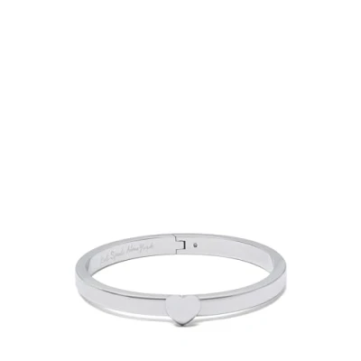 Immagine di kate spade new york Heart YOU Hinged Bangle Bracciale silvercoloured, Donna, Taglia: One Size, Silver coloured