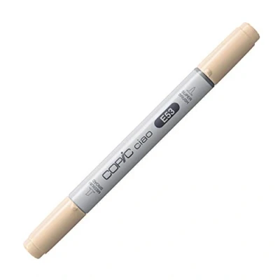 Immagine di Copic Ciao Pennarello Grafico con Doppia Punta, 11 g , Beige (Raw Seta), 12 x 150 mm