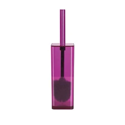 Immagine di spirella 10.15299 Scovolino WC Cubo, Colore: Trasparente/Fucsia