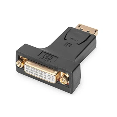 Immagine di Digitus AK 340603 000 S DisplayPort / DVI Adattatore [1x Spina 1x Presa 24+5 poli] Nero