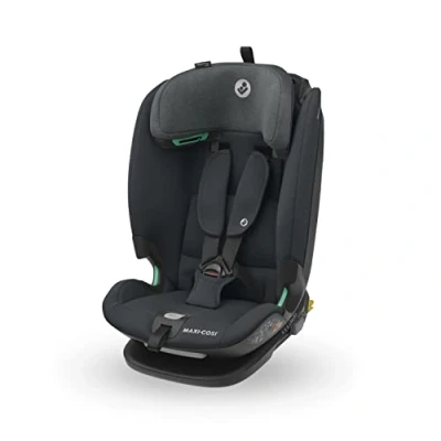 Immagine di Maxi Cosi Titan Plus i Size, Seggiolino Auto ISOFIX, 15 Mesi 12 Anni (76 150 cm), Reclinabile in 4 Posizioni, Regolabile Altezza, Side Impact Protection G CELL, per Bambini, Authentic Graphite