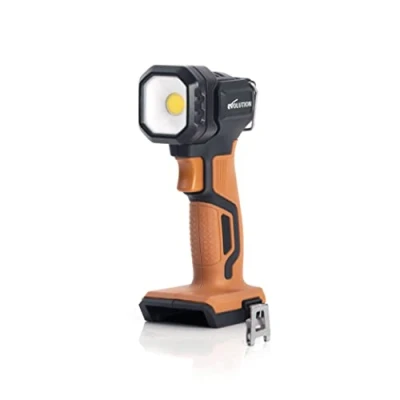 Immagine di Evolution Power Tools R1000TOR Li Torcia da lavoro LED cordless portatile Luce ricaricabile, 750/1.000 lumen, Batteria 18 V Ion. non inclusa.