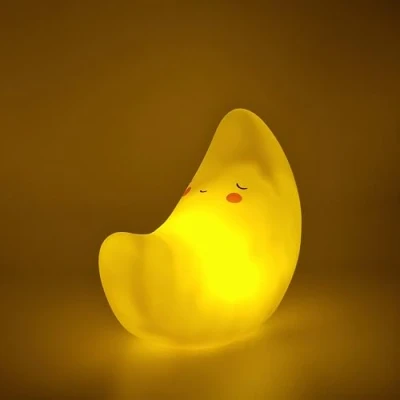 Immagine di Creative Visualization lamp Lampada Notturna per Bambini a Forma di LUNA con Batterie Incluse (LUNA)