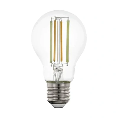 Immagine di Eglo Connect.z Smart Home Lampadina LED E27, design vintage, A60, ZigBee, app e controllo vocale, dimmerabile, luce regolabile, 700 lumen, 6 W, chiara