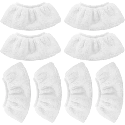 Immagine di KEEPOW Set di 8 Panni in microfibra compatibili con vapore Kärcher EasyFix SC 2, 3, 4, 5